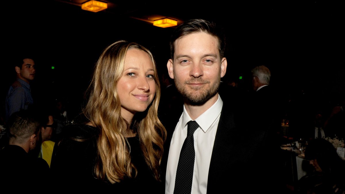 Jennifer Meyer (L) and Tobey Maguire attend the 24th Annual GLAAD Media Awards, Los Angeles, California, U.S., April 20, 2013. (Getty Images Photo)