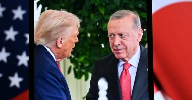 A concept photo showing President Recep Tayyip Erdoğan and U.S. President Donald Trump, New York, U.S., Sept. 26, 2025. (Shutterstock Photo)