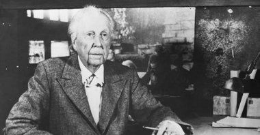 A portrait of American architect Frank Lloyd Wright (1867-1959). (Getty Images Photo)