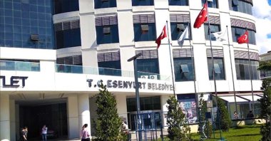 The building housing the Esenyurt Municipality, Istanbul, Türkiye. (Sabah Photo)