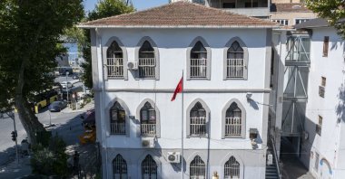 The historic Cezayirli Gazi Hasanpaşa Primary School, which was an Ottoman naval headquarters, Istanbul, Türkiye, Aug. 4, 2026. (AA Photo)