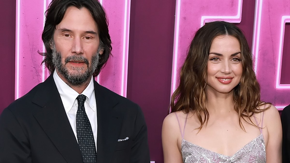 Keanu Reeves and Ana de Armas attend the world premiere of "Ballerina," California, U.S., June 3, 2025. (Getty Images Photo)