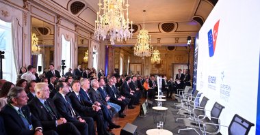 Businesspeople and diplomats during the EU-Türkiye Business Summit in Brussels, Belgium, Oct. 13, 2026. (AA Photo)
