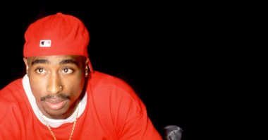 American rapper, songwriter and actor Tupac Shakur (1971-1996) poses for a portrait during the 1994 Source Awards at the Paramount Theatre, New York, U.S., April 25, 1994. (Getty Images Photo)