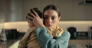 A screenshot from the "Not a Stranger" trailer.