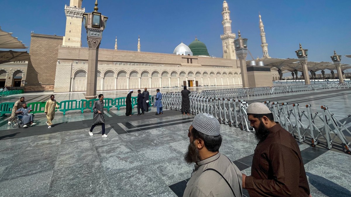 General view of the Prophet's Mosque in Medina, Saudi Arabia, Oct. 25, 2023. (Getty Images Photo)