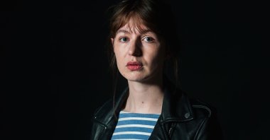 Sally Rooney attends a photocall during the Edinburgh International Book Festival, Edinburgh, Scotland, Aug. 22, 2017. (Getty Images Photo)