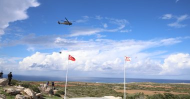 Land, air and naval units of the Turkish Armed Forces (TSK) participate in the Martyr Capt. Cengiz Topel Mediterranean Storm-2026 Exercise, Girne (Kyrenia), Turkish Republic of Northern Cyprus (TRNC), Oct. 15, 2026. (AA Photo)