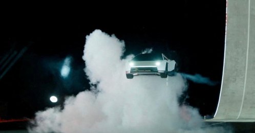In this still image taken from a handout video, Tesla unveils its long-delayed Roadster nearly a decade after first revealing a next-generation version of its original electric sports ​car, at a launch event in McGregor, Texas, U.S., Oct. 15, 2026. (Reuters Photo)