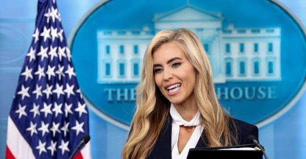White House Press Secretary Katie Zacharia holds her first press briefing at the White House in Washington, D.C., Oct. 13, 2026. (Reuters File Photo)