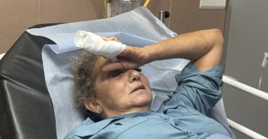 Washington Post journalist Heidi Levine hospitalized at a hospital in Ramallah, Oct. 16, 2026. (AA Photo)