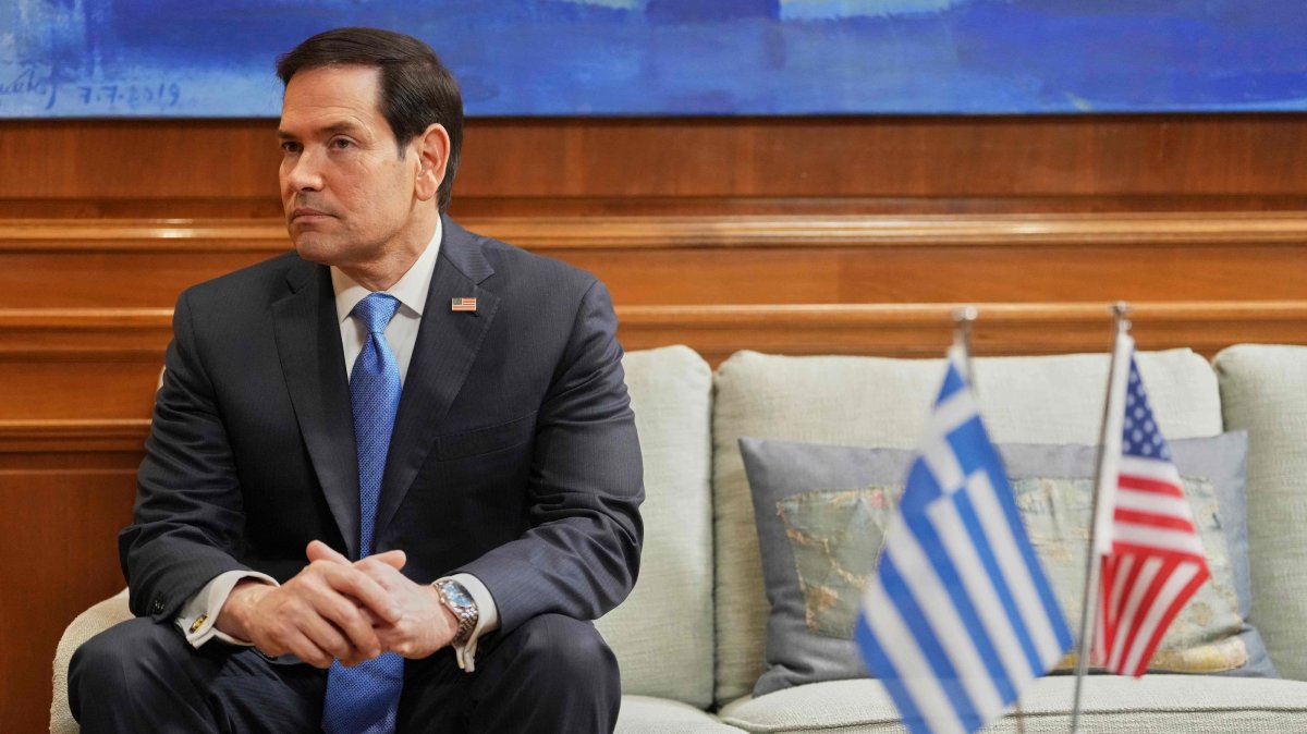 U.S. Secretary of State Marco Rubio speaks, Athens, Greece, Oct. 7, 2026. (AFP Photo)