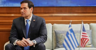 U.S. Secretary of State Marco Rubio speaks, Athens, Greece, Oct. 7, 2026. (AFP Photo)