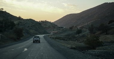 The road to the PKK stronghold in the Qandil Mountains, northern Iraq, is seen in this undated photo. (Reuters Photo)
