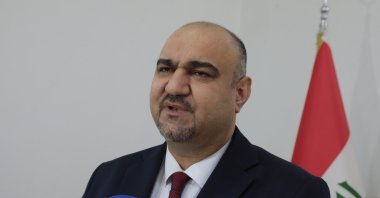 Mohammed Samaan Agha speaks to Anadolu Agency (AA) in an interview, Baghdad, Iraq, Oct. 16, 2026. (AA Photo)