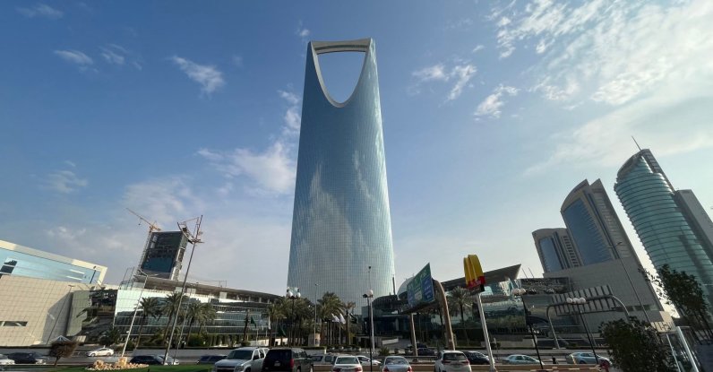 This file photo shows the Kingdom Centre tower in Riyadh, Saudi Arabia, Jan. 14, 2023. (AFP Photo)