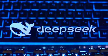 Deepseek logo and a keyboard in this illustration taken on Oct. 19, 2026. (Reuters Photo)