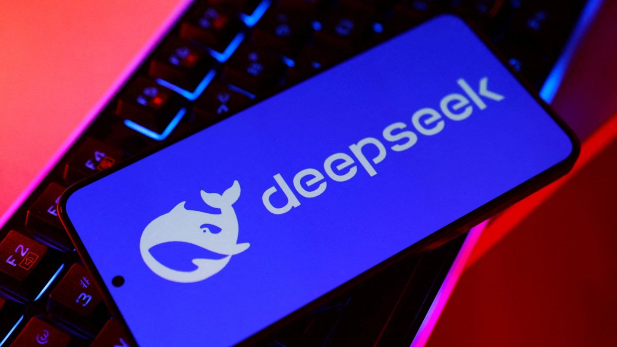 The Deepseek logo in this illustration, Jan. 29, 2025. 