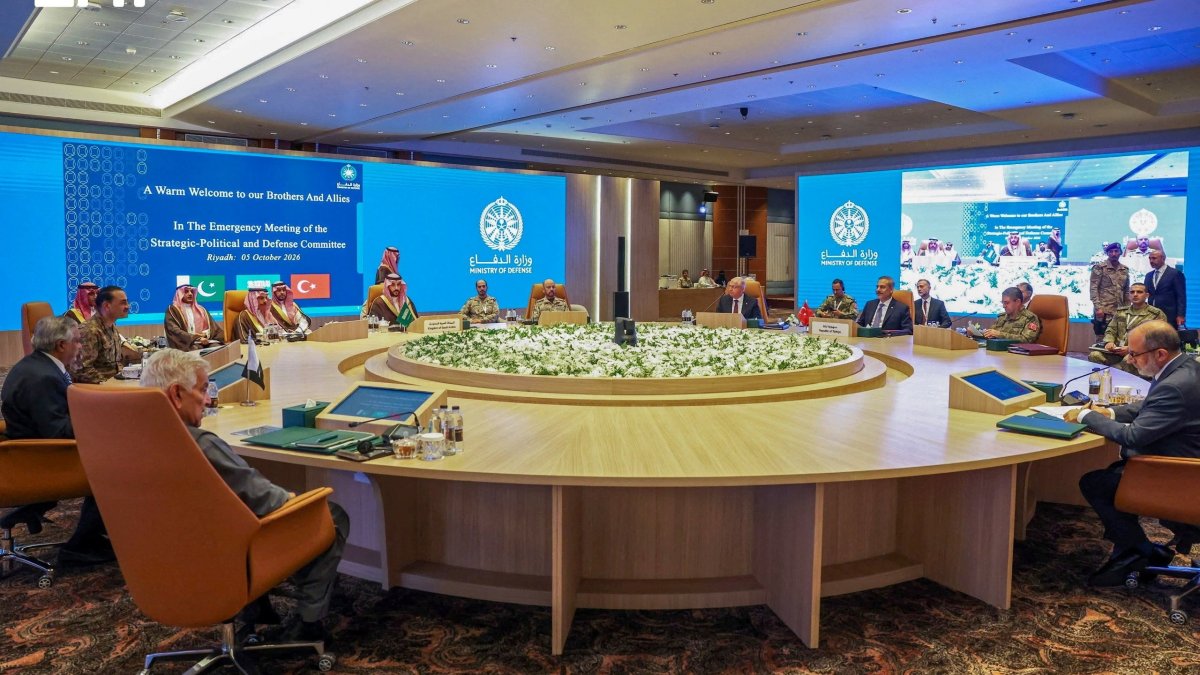 Turkish, Pakistani, Saudi ministers and military chiefs attend a meeting on the alliance in Riyadh, Saudi Arabia, Oct. 5, 2026. (Reuters Photo)
