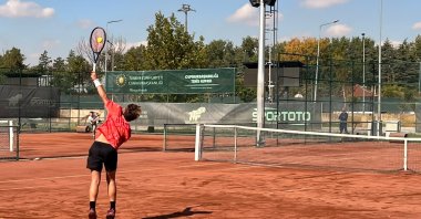 The second Presidential Tennis Cup, organized by the Turkish Tennis Federation under the auspices of the Turkish presidency, gets underway with an opening ceremony at the TTF Ankara Training Center, Ankara, Türkiye, Oct. 19, 2026. (DHA Photo)