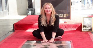 Christina Applegate honored with a star on the Hollywood Walk Of Fame, Los Angeles, U.S., Nov. 14, 2022. (Getty Images Photo)