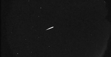 A meteor from the Orionid shower, Oct. 13, 2015. (NASA via AP Photo)