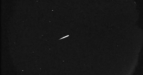 A meteor from the Orionid shower, Oct. 13, 2015. (NASA via AP Photo)
