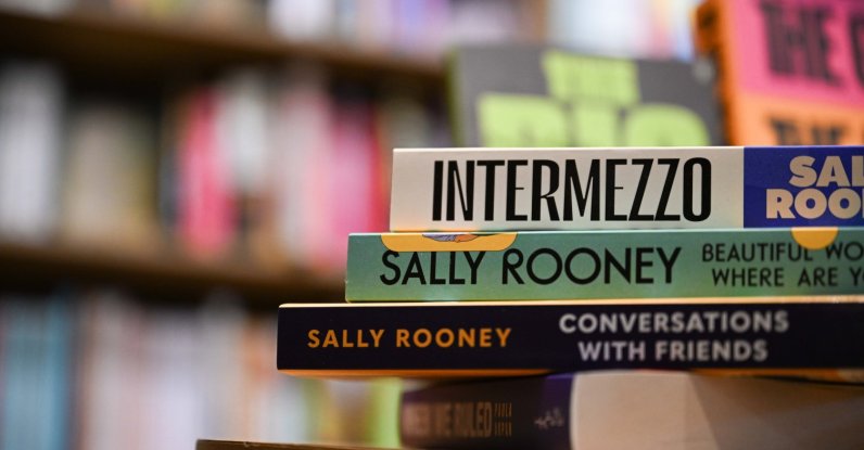 Books by Sally Rooney, including “Intermezzo,” “Beautiful World, Where Are You” and “Conversations With Friends,” at a bookstore, U.K., Oct. 16, 2026. (AA Photo)