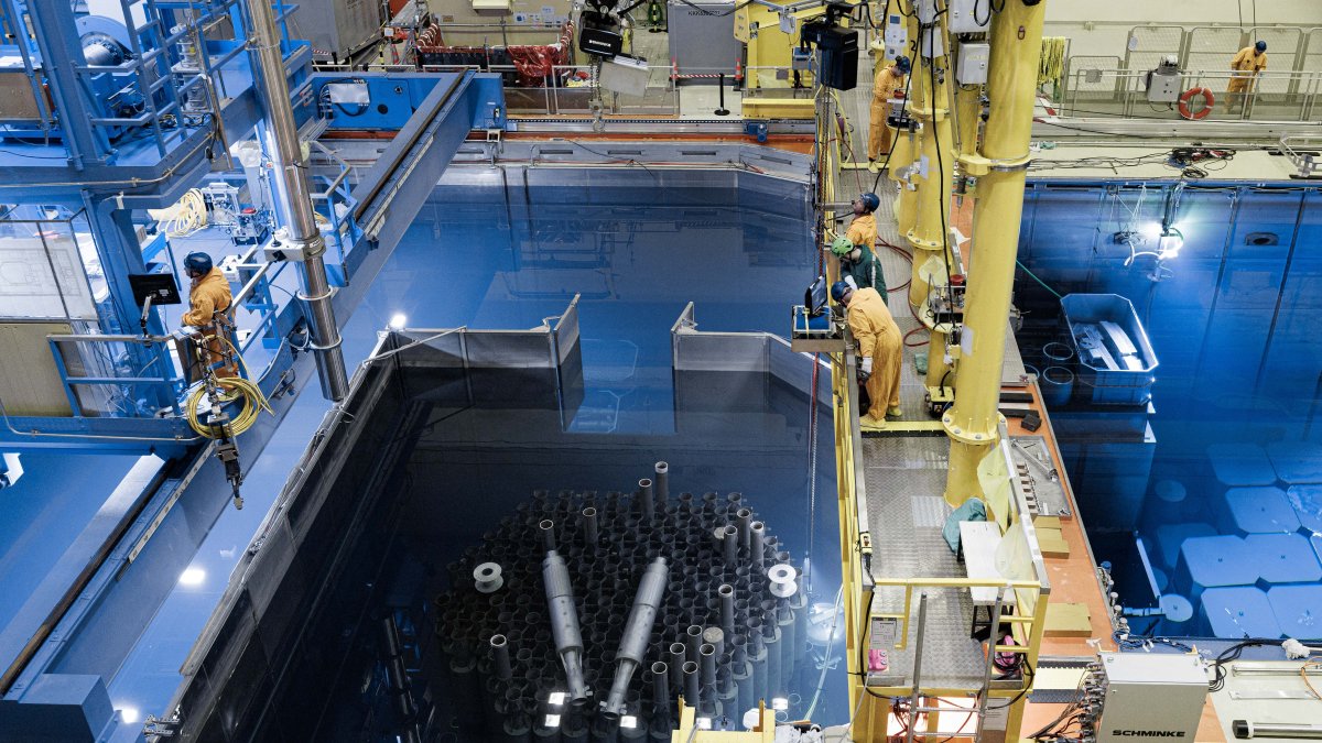 Decommissioned Krümmel nuclear power plant in Schleswig-Holstein, Germany, Oct. 2, 2026. (AFP File Photo)