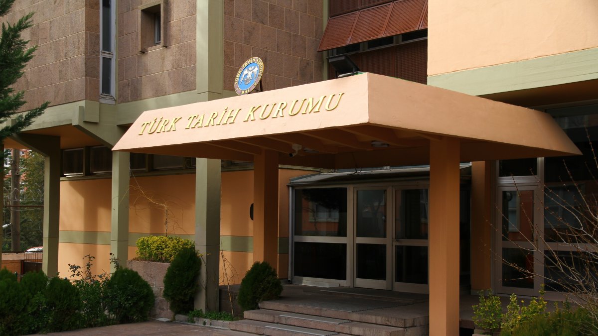 An exterior view of the Turkish Historical Society, established by Mustafa Kemal Atatürk, Ankara, Türkiye, Feb. 10, 2024. (Shutterstock Photo)
