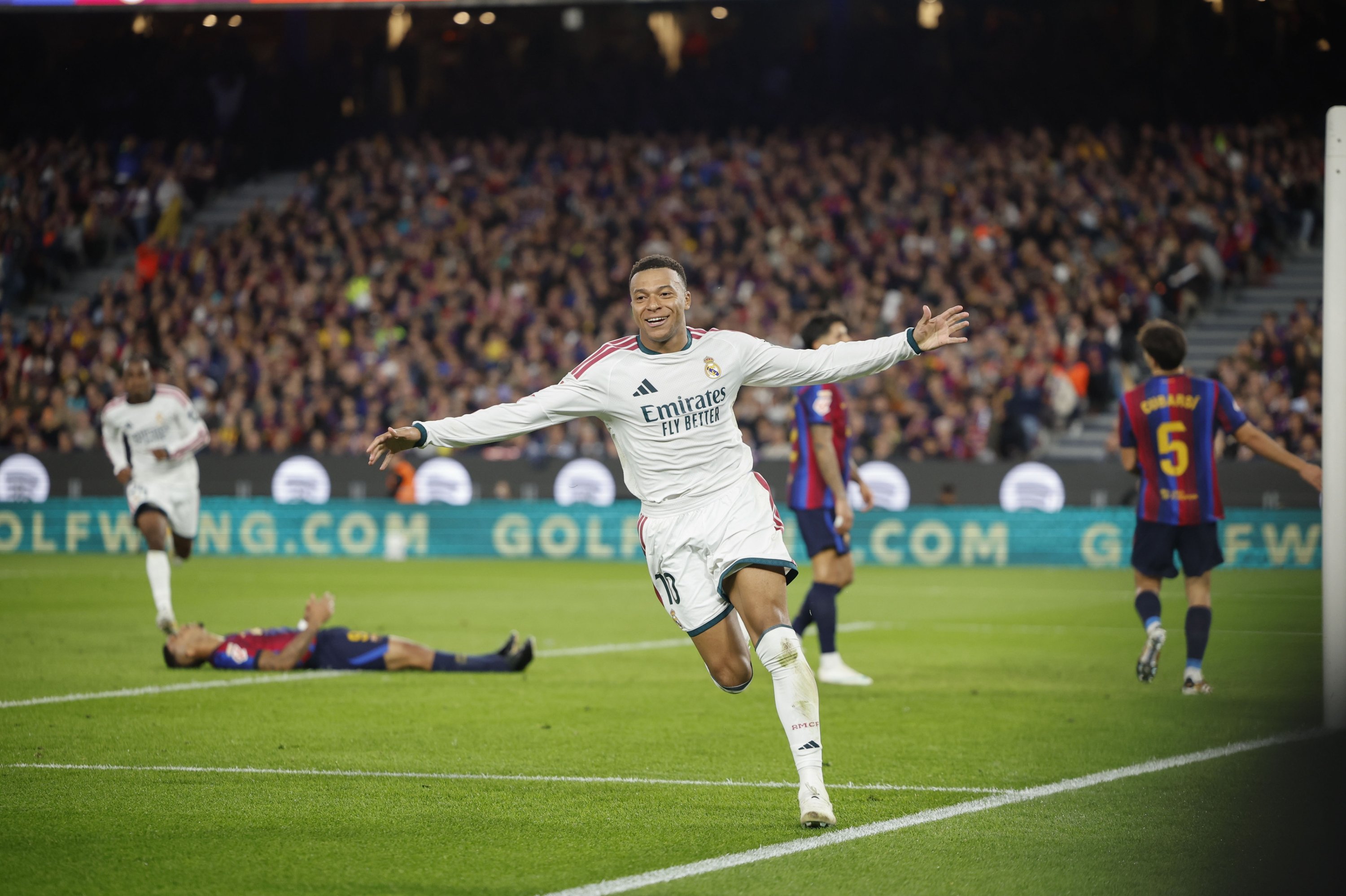 Mbappe inspires Real Madrid to end Barca’s unbeaten La Liga run