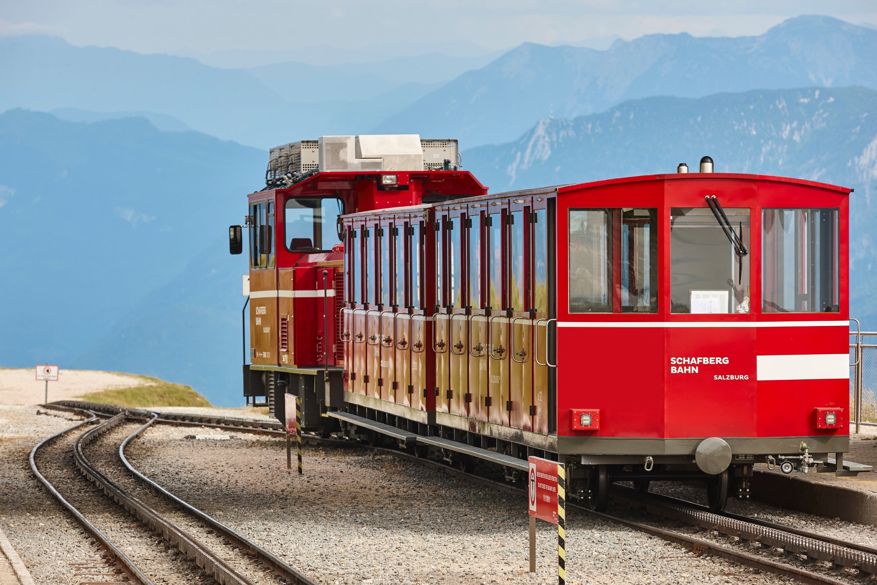 A Schafberg train, Salzburgerland, Austria. (Shutterstock Photo)