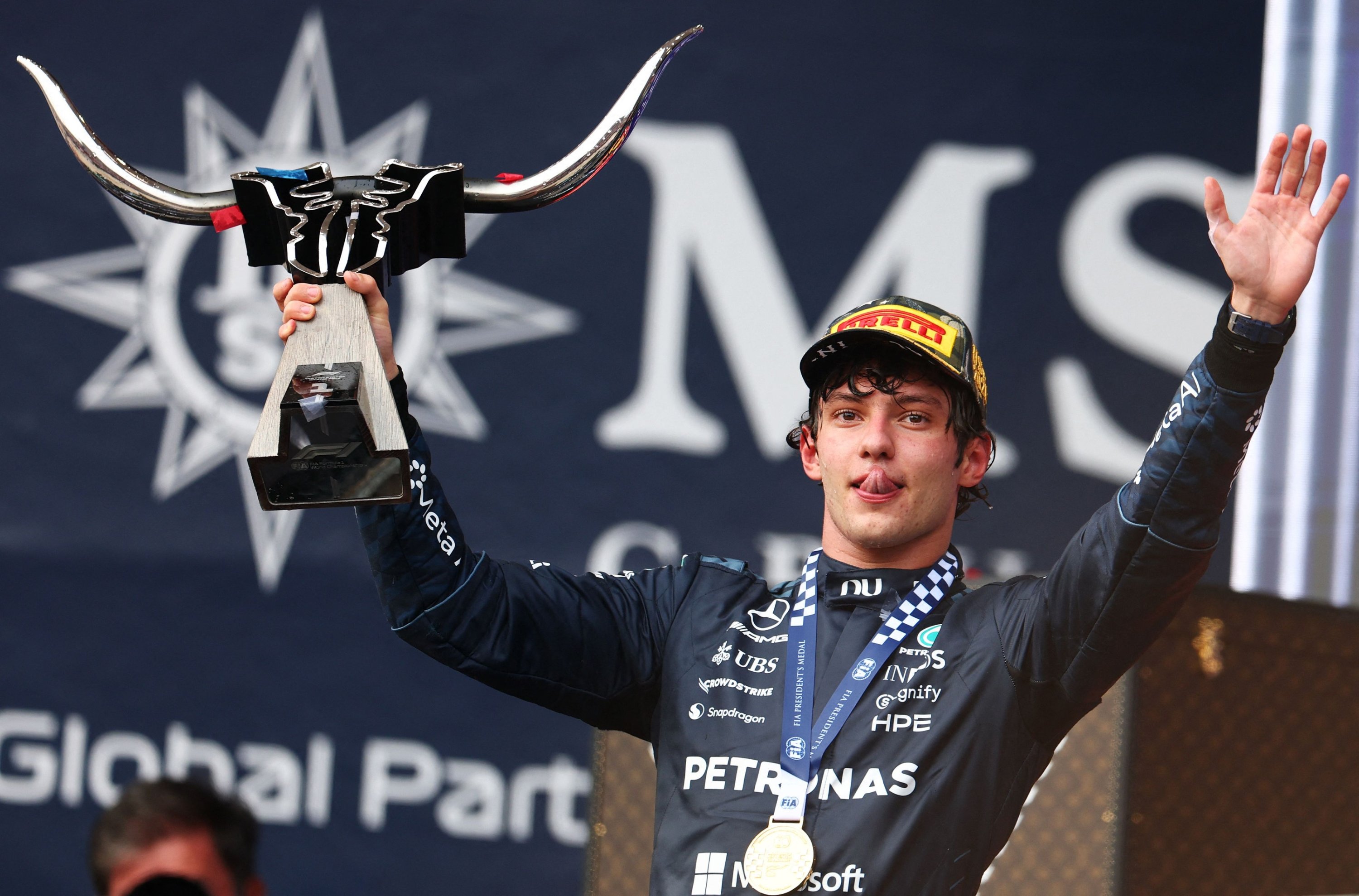 Unfazed Antonelli aims for maiden title after US GP victory
