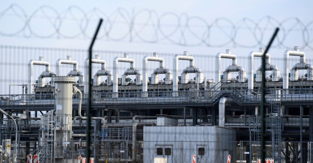 The Astora natural gas depot, the largest natural gas storage in Western Europe, is pictured in Rehden, Germany, March 16, 2022. (Reuters Photo)