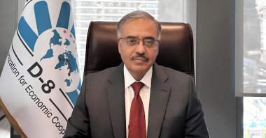 Sohail Mahmood, secretary-general of the D-8 Organization for Economic Cooperation, poses for a photo during an interview with Daily Sabah at the organization’s headquarters, Istanbul, Türkiye, Oct. 13, 2026. (Courtesy of the D-8)