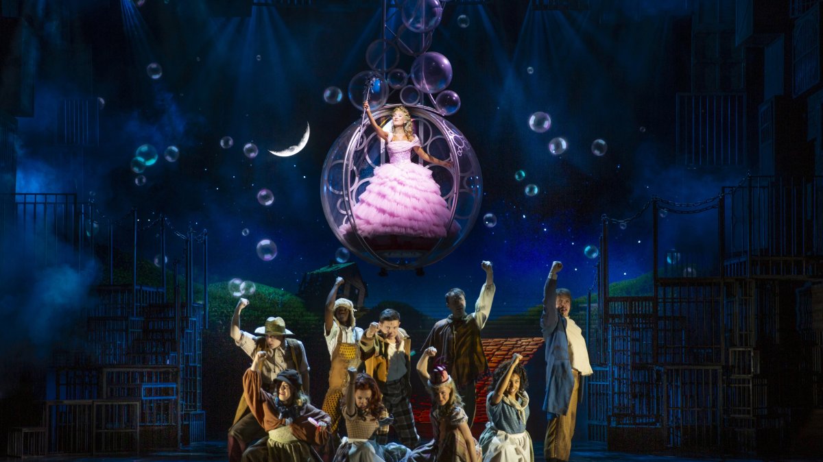 A scene from the Broadway musical “Wicked,” which will be staged in Istanbul and Ankara in early 2027. (AA Photo)