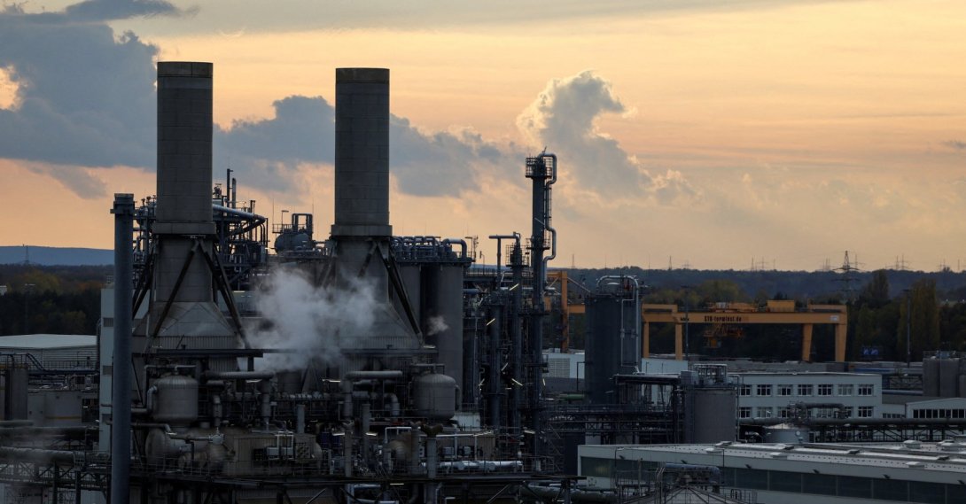 A general view of the BASF chemical company in Schwarzheide, Germany, Nov. 1, 2022. (Reuters Photo)