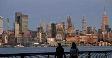 People walk in New York City, U.S., Oct. 27, 2026. (AFP Photo)