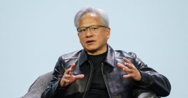 Nvidia CEO Jensen Huang joins a panel with Microsoft CEO Satya Nadella and tech executive Sriram Krishnan at the Microsoft Windows &amp; Surface event to talk up new on-device AI capabilities for Windows PCs using Nvidia's new RTX Spark chips in San Francisco, California, U.S., Oct. 7, 2026. (Reuters Photo)