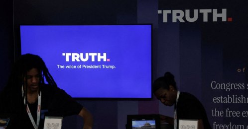Workers organize the Truth Social booth at the Great American State Fair celebrating the 250th anniversary of U.S. independence, Washington, U.S., July 2, 2026. (Reuters Photo)