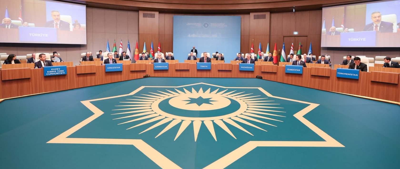 The Organization of Turkic States (OTS) Council of Foreign Ministers meeting begins in Ankara as part of the organization's 13th summit, Ankara, Türkiye, Oct. 29, 2026. (DHA Photo)