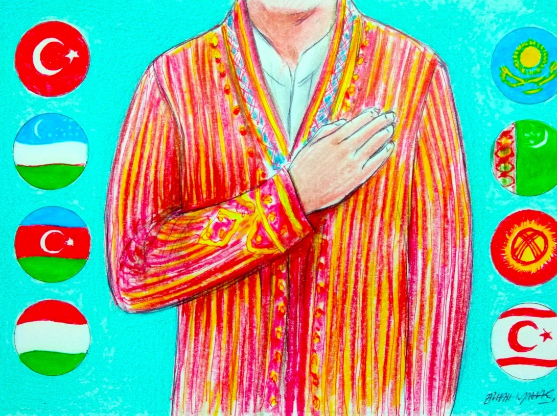 "The bonds among Turkic peoples extend far beyond shared history and linguistic affinities." (Illustration by Erhan Yalvaç)